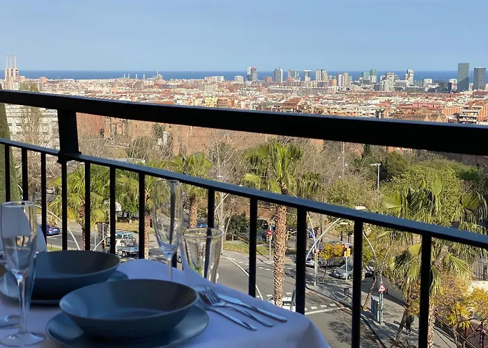 Amazing Sea And Sagrada Familia Views Homey アパート *